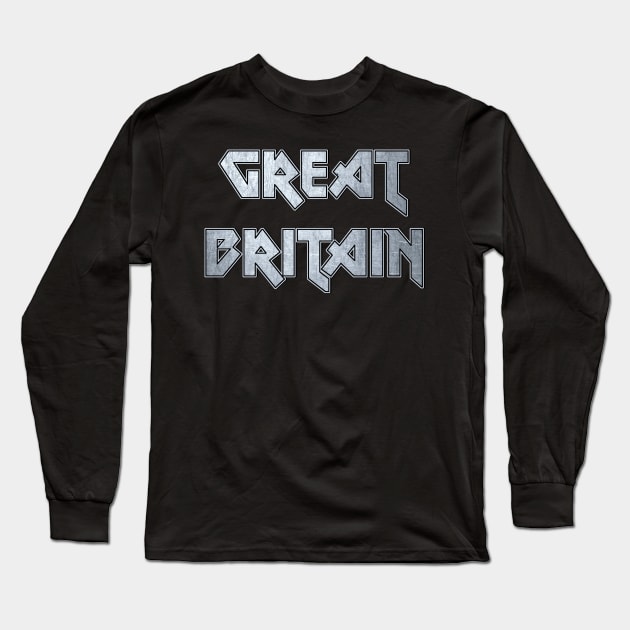 Heavy metal Great Britain Long Sleeve T-Shirt by KubikoBakhar